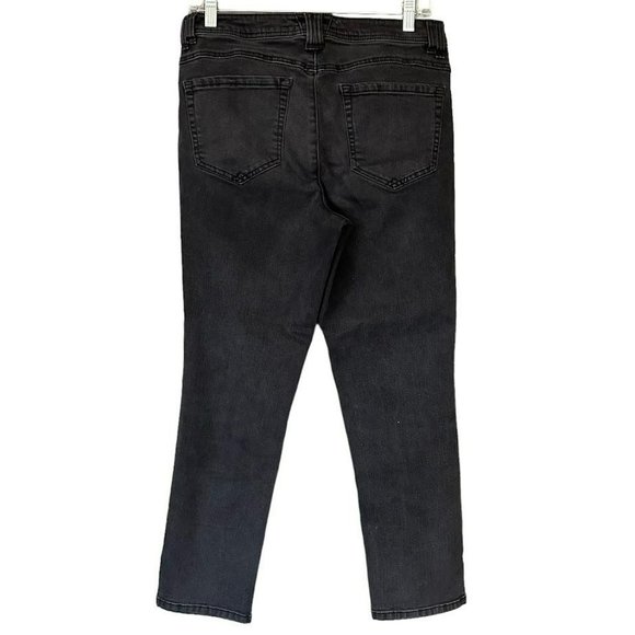 Democracy Black Mid‎ Rise Skinny Jeans Womens 8 - Picture 2 of 5